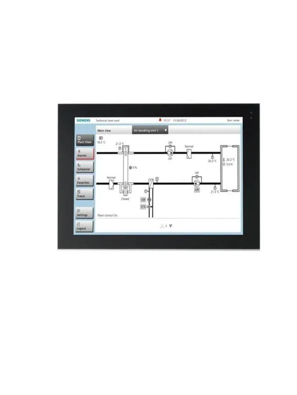 PXM50.E  BACnet/IP 15.6" touch panel with integrated web server