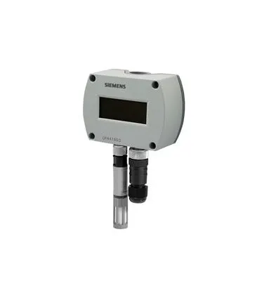 QFA4171D Room sensor for humidity (4..20mA) and temperature (4..20mA) with calibration certificate, with display