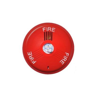 [SLHSCR-F] SLHSCR-F  Horn/Strobe, Cieling, Red, Indoor, Cieling